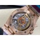 Audemars Piguet-Royal Oak Chrono 26239OR Frosted 41mm RG/RG Blue/RG Dial DDF DD4401 1:1 Super Clone (SW Dial)