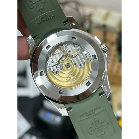 Patek Philippe-Aquanaut 5168G 42mm SS/RU Green/Num DDF DD330 (Gain Weight) 1:1 Super Clone