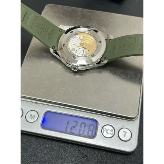 Patek Philippe-Aquanaut 5168G 42mm SS/RU Green/Num DDF DD330 (Gain Weight) 1:1 Super Clone