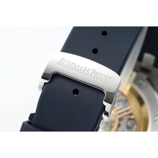 Audemars Piguet-Royal Oak Chrono 26240 41mm SS/RU Blue Dial DDF DD4401 1:1 Super Clone (SW Dial)