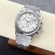 Audemars Piguet-Royal Oak Chronograph 26240 41mm SS/SS Silver Dial DDF DD4401 1:1 Super Clone (SW Dial)