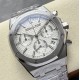 Audemars Piguet-Royal Oak Chronograph 26240 41mm SS/SS Silver Dial DDF DD4401 1:1 Super Clone (SW Dial)