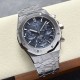 Audemars Piguet-Royal Oak Chronograph 26240 41mm SS/SS Blue Dial DDF DD4401 1:1 Super Clone (SW Dial)