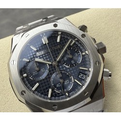 Audemars Piguet-Royal Oak Chronograph 26240 41mm SS/SS Blue Dial DDF DD4401 1:1 Super Clone (SW Dial)