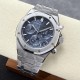 Audemars Piguet-Royal Oak Chronograph 26240 41mm SS/SS Blue Dial DDF DD4401 1:1 Super Clone (SW Dial)