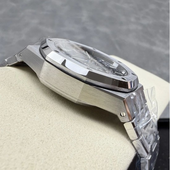 Audemars Piguet-Royal Oak Chronograph 26240 41mm SS/SS Blue Dial DDF DD4401 1:1 Super Clone (SW Dial)