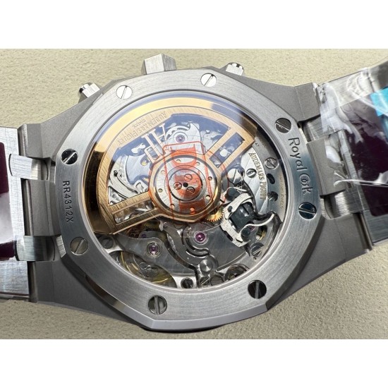 Audemars Piguet-Royal Oak Chronograph 26240 41mm SS/SS Blue Dial DDF DD4401 1:1 Super Clone (SW Dial)