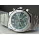 Audemars Piguet-Royal Oak Chronograph 26240 41mm SS/SS Green Dial DDF DD4401 1:1 Super Clone (SW Dial)