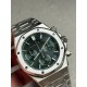 Audemars Piguet-Royal Oak Chronograph 26240 41mm SS/SS Green Dial DDF DD4401 1:1 Super Clone (SW Dial)
