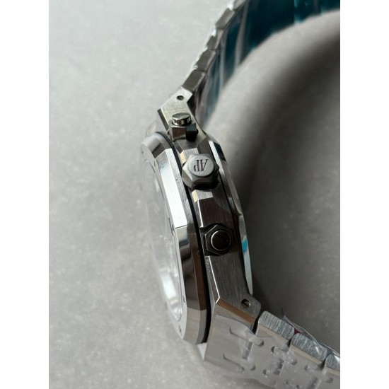 Audemars Piguet-Royal Oak Chronograph 26240 41mm SS/SS Green Dial DDF DD4401 1:1 Super Clone (SW Dial)