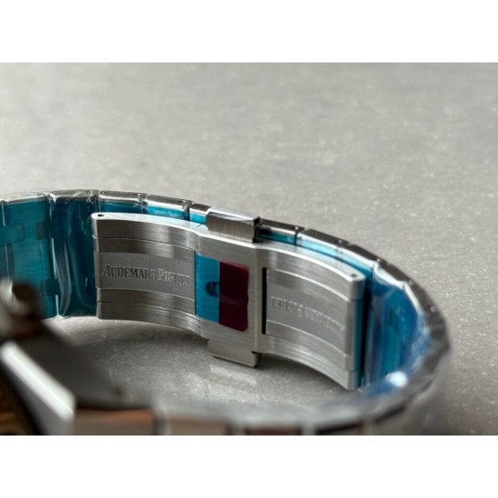 Audemars Piguet-Royal Oak Chronograph 26240 41mm SS/SS Green Dial DDF DD4401 1:1 Super Clone (SW Dial)