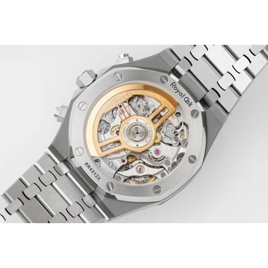 Audemars Piguet-Royal Oak Chronograph 26240 41mm SS/SS Black Dial DDF DD4401 1:1 Super Clone (SW Dial)