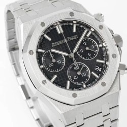 Audemars Piguet-Royal Oak Chronograph 26240 41mm SS/SS Black Dial DDF DD4401 1:1 Super Clone (SW Dial)