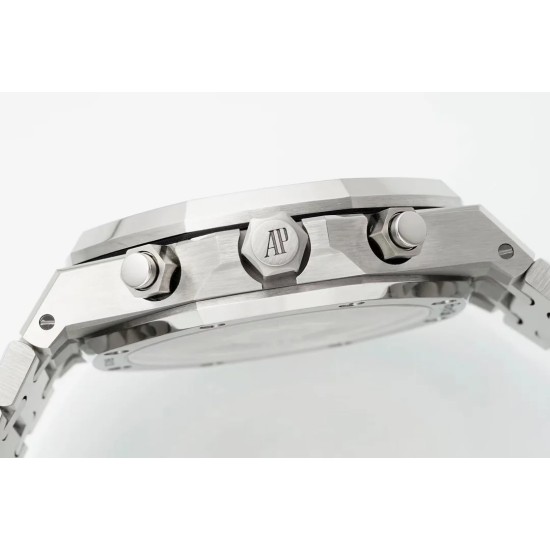 Audemars Piguet-Royal Oak Chronograph 26240 41mm SS/SS Black Dial DDF DD4401 1:1 Super Clone (SW Dial)