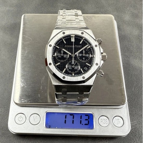 Audemars Piguet-Royal Oak Chronograph 26240 41mm SS/SS Green Dial DDF DD4401 1:1 Super Clone (SW Dial)