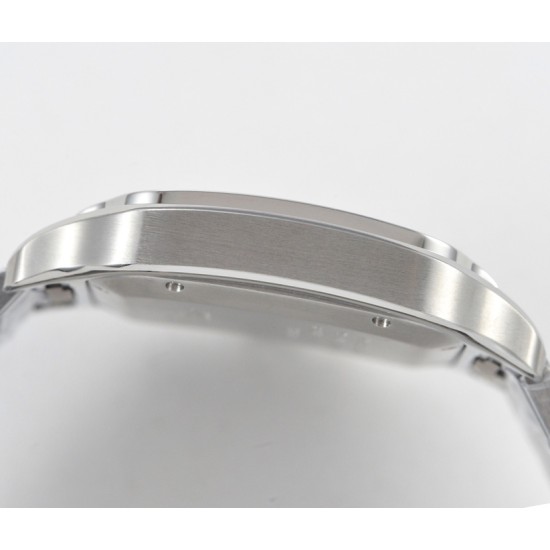 Cartier-Santos De Cartier 2018 Mens XL 40mm SS/SS White Dial BVF MY9019