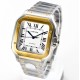 Cartier-Santos De Cartier 2018 Mens XL 40mm YG/SS White Dial BVF MY9019