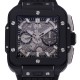 Hublot-Square Bang Unico 42mm Black Cer/RU Skeleton Dial BBF HUB1280A