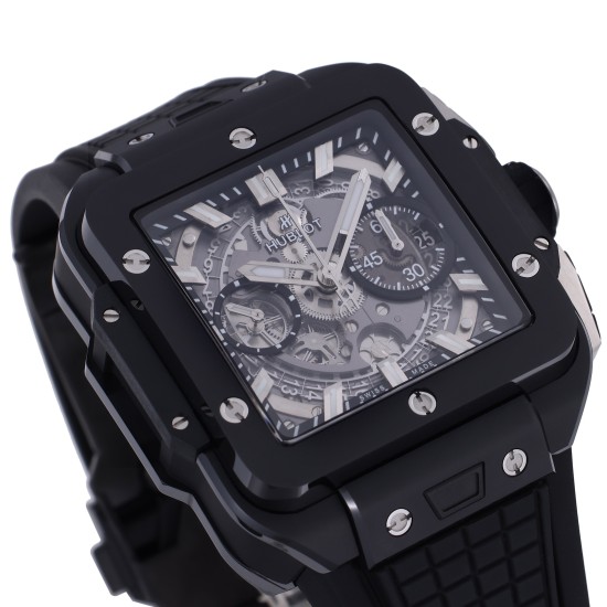 Hublot-Square Bang Unico 42mm Black Cer/RU Skeleton Dial BBF HUB1280A