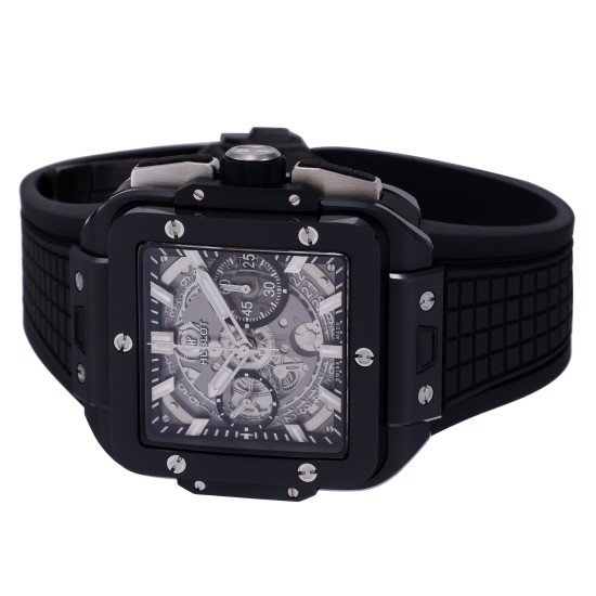 Hublot-Square Bang Unico 42mm Black Cer/RU Skeleton Dial BBF HUB1280A