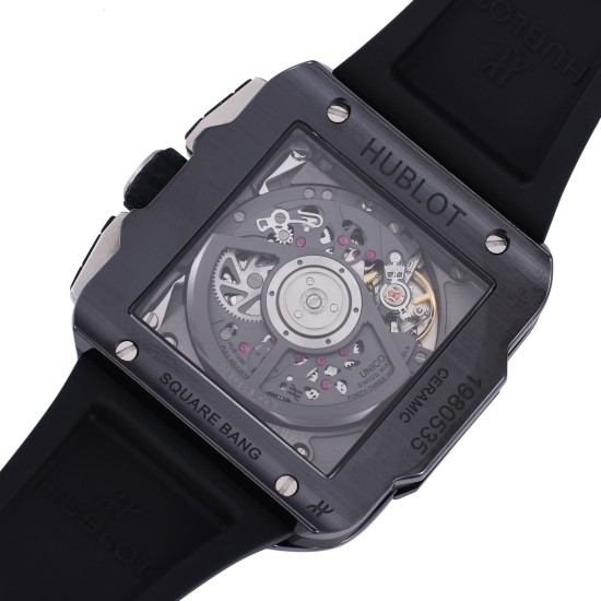 Hublot-Square Bang Unico 42mm Black Cer/RU Skeleton Dial BBF HUB1280A