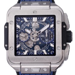 Hublot-Square Bang Unico 42mm Ti/RU Blue Skeleton Dial BBF HUB1280A