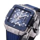 Hublot-Square Bang Unico 42mm Cer Ti/RU Blue Skeleton Dial BBF HUB1280A