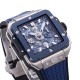 Hublot-Square Bang Unico 42mm Cer Ti/RU Blue Skeleton Dial BBF HUB1280A