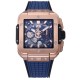 Hublot-Square Bang Unico 42mm RG/RU Blue Skeleton Dial BBF HUB1280A