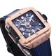 Hublot-Square Bang Unico 42mm RG/RU Blue Skeleton Dial BBF HUB1280A