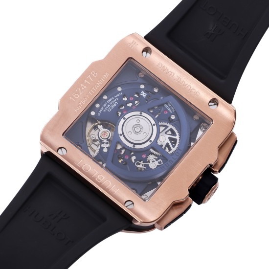 Hublot-Square Bang Unico 42mm RG/RU Blue Skeleton Dial BBF HUB1280A