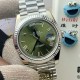 Rolex-DayDate 228239 40mm SS/SS Green/Rmn PPM VR3255 1:1 Super Clone Ultimate Version(Gain Weight)