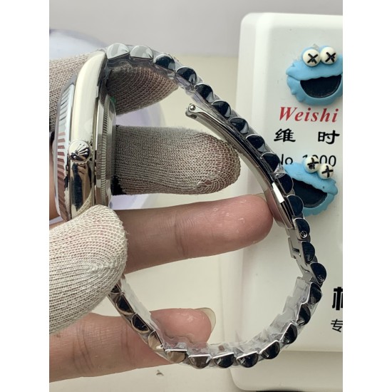 Rolex-DayDate 228239 40mm SS/SS White/Rmn PPM VR3255 1:1 Super Clone Ultimate Version(Gain Weight)