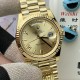 Rolex-DayDate 228238 40mm YG/YG Gold/Rmn PPM VR3255 1:1 Super Clone Ultimate Version(Gain Weight)