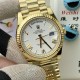 Rolex-DayDate 228238 40mm YG/YG White/Rmn PPM VR3255 1:1 Super Clone Ultimate Version(Gain Weight)