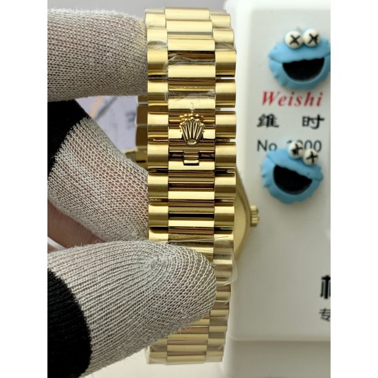 Rolex-DayDate 228238 40mm YG/YG White/Rmn PPM VR3255 1:1 Super Clone Ultimate Version(Gain Weight)