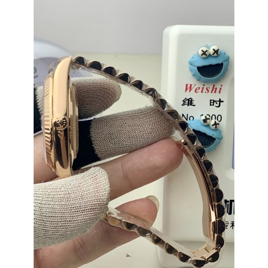 Rolex-DayDate 228238 40mm RG/RG Green/Rmn PPM VR3255 1:1 Super Clone Ultimate Version(Gain Weight)