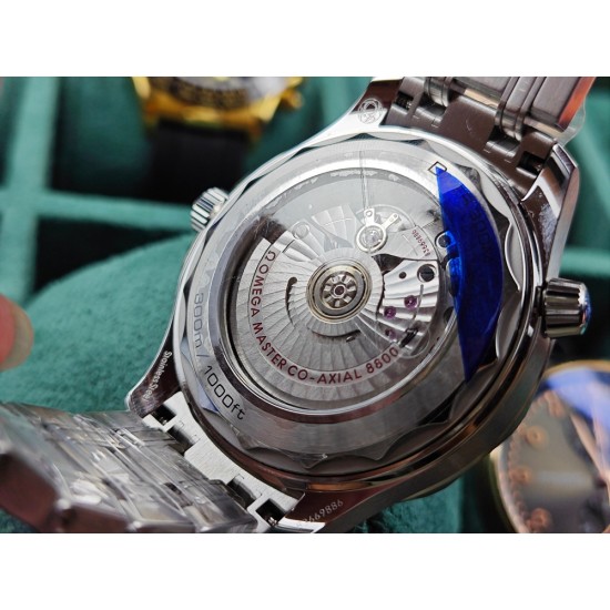 Omega-Seamaster Diver 300M 42mm SS/SS Blue Ceramic Blue Dial VSF VS8800 1:1 Super Clone V4