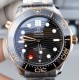 Omega-Seamaster Diver 300M 42mm RG/SS Black Ceramic Black Dial VSF VS8800 1:1 Super Clone V4