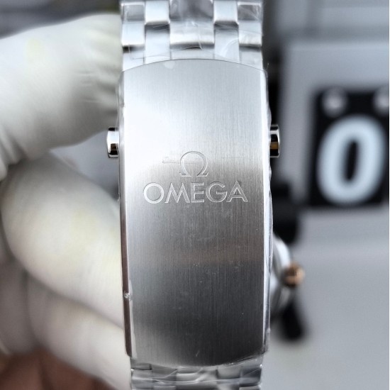 Omega-Seamaster Diver 300M 42mm RG/SS Black Ceramic Black Dial VSF VS8800 1:1 Super Clone V4