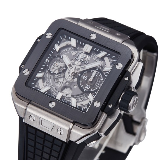 Hublot-Square Bang Unico 42mm Cer Ti/RU Skeleton Dial BBF HUB1280A