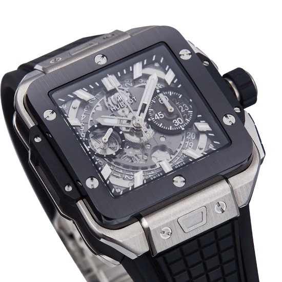 Hublot-Square Bang Unico 42mm Cer Ti/RU Skeleton Dial BBF HUB1280A