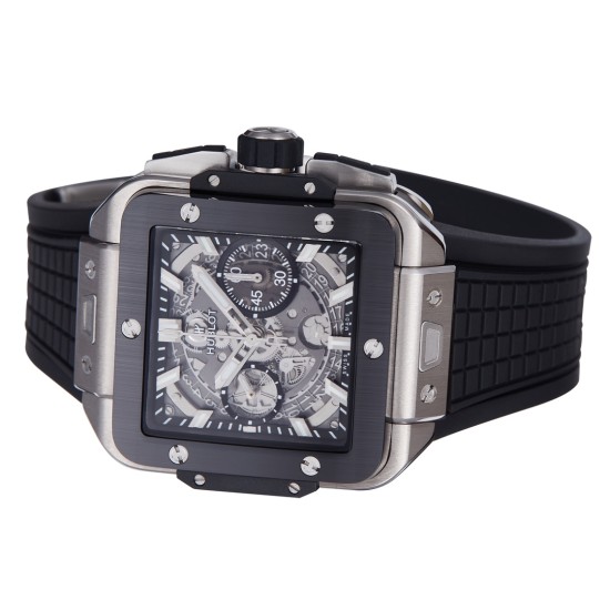 Hublot-Square Bang Unico 42mm Cer Ti/RU Skeleton Dial BBF HUB1280A
