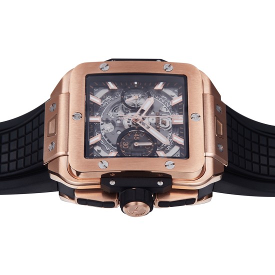 Hublot-Square Bang Unico 42mm RG/RU Skeleton Dial BBF HUB1280A