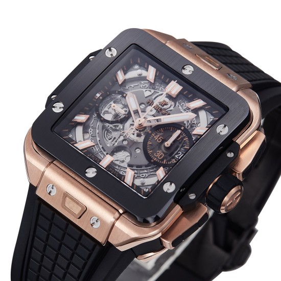 Hublot-Square Bang Unico 42mm RG/RU Skeleton Dial BBF HUB1280A