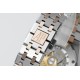 Audemars Piguet-Royal Oak 15450SR 37mm Two Tone Midsize RG/SS White Dial  APS SA3210 Automatic