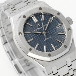 Audemars Piguet-Royal Oak 15450SR 37mm Midsize SS/SS Blue Dial APS SA3210 Automatic