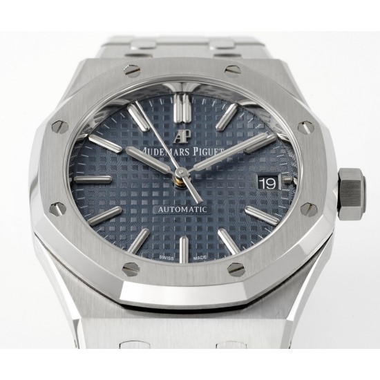 Audemars Piguet-Royal Oak 15450SR 37mm Midsize SS/SS Blue Dial APS SA3210 Automatic