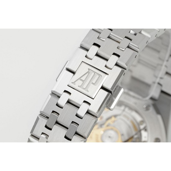 Audemars Piguet-Royal Oak 15450SR 37mm Midsize SS/SS Blue Dial APS SA3210 Automatic