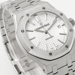 Audemars Piguet-Royal Oak 15450SR 37mm Midsize SS/SS White Dial APS SA3210 Automatic